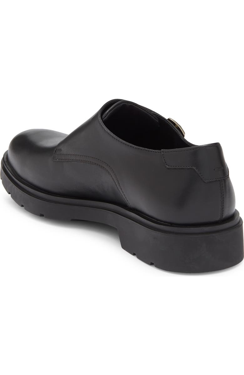 Magnanni Montreal Double Monk Strap Shoe, Alternate, color, Black