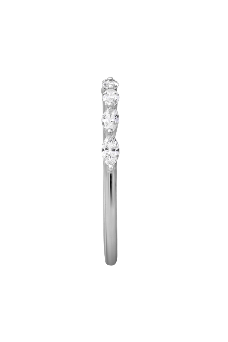 Serelyn 14K Gold 0.35 Ct Marquise Lab Grown Diamond Band Ring, Alternate, color, 14K White Gold