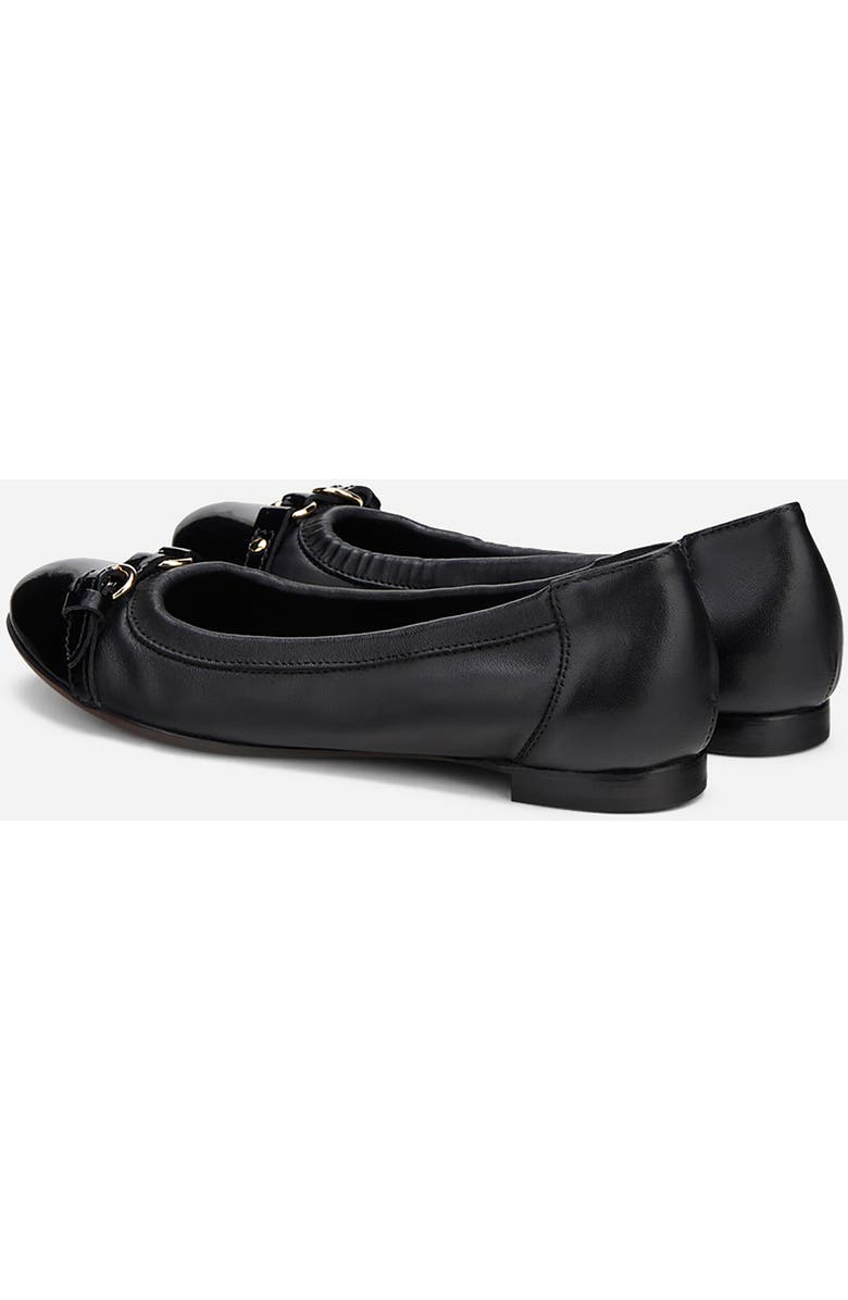 AGL Monika Cap Toe Ballet Flat, Alternate, color, Black