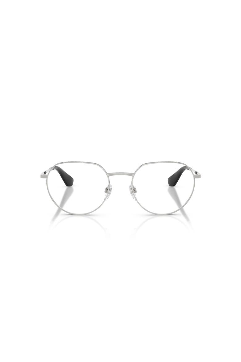 54mm Round optical glasses, Alternate, color, Silver