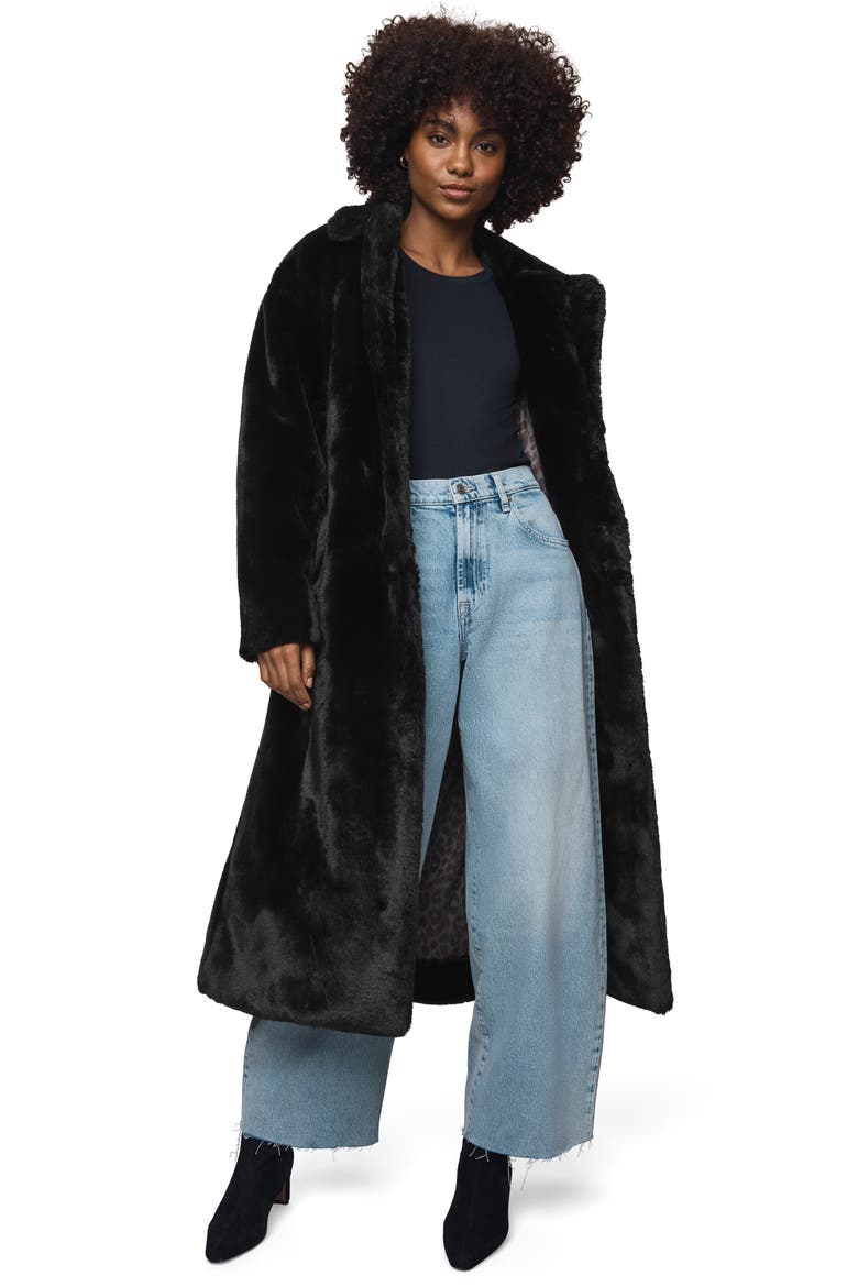 Lucia Tie Waist Faux Fur Coat (Women) | Nordstrom