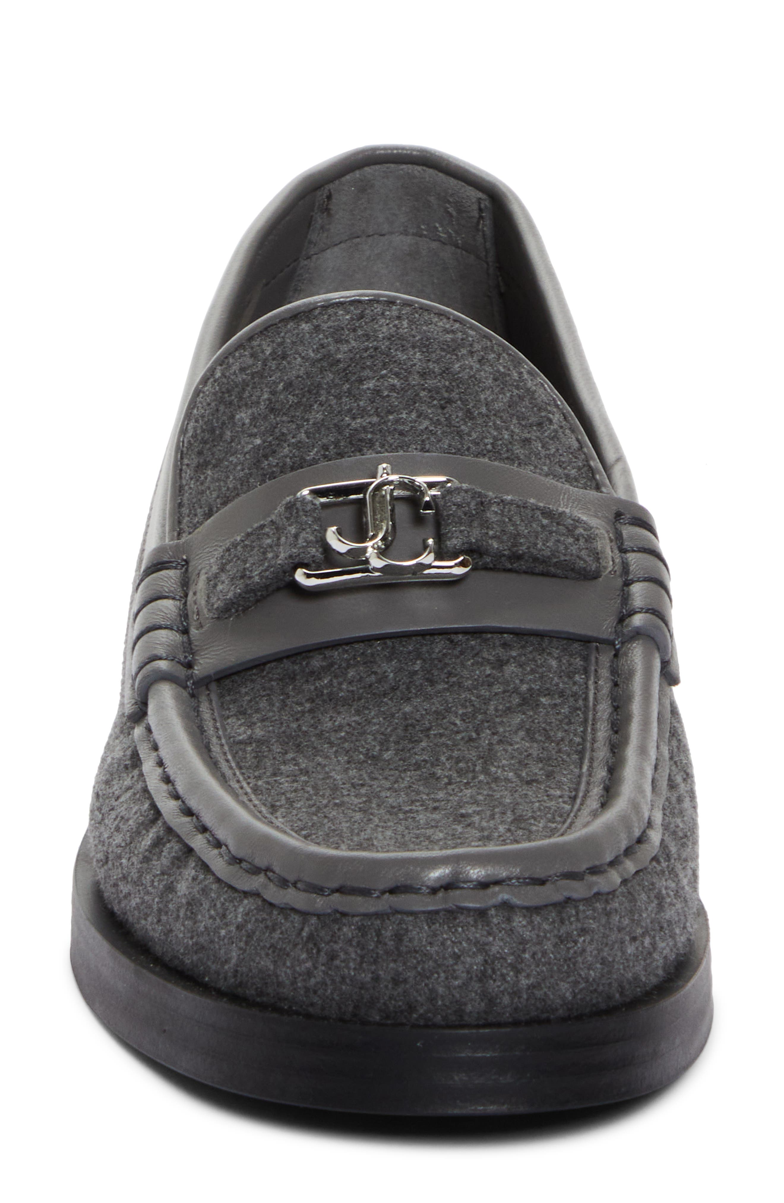 Jimmy Choo Addie Mixed Media Loafer, Alternate, color, 