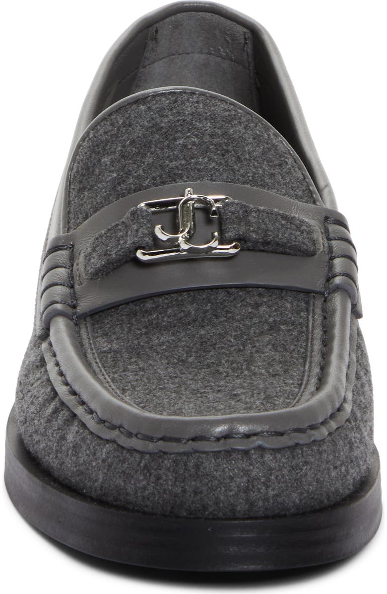 Jimmy Choo Addie Mixed Media Loafer, Alternate, color,