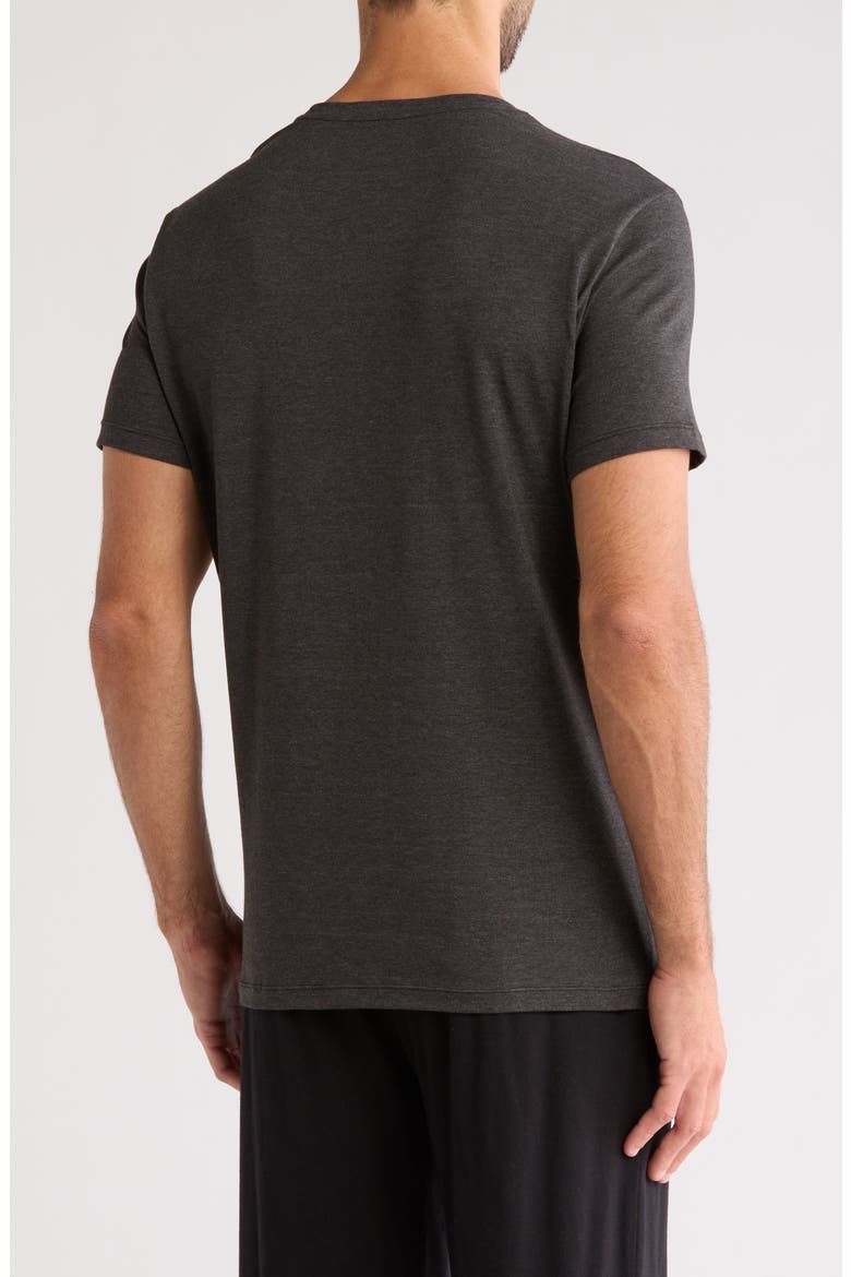 Short Sleeve Pajama T-Shirt, Alternate, color, BLACK