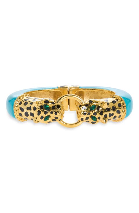 Double Leopard Head Bracelet