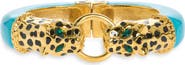Kenneth Jay Lane Double Leopard Head Bracelet