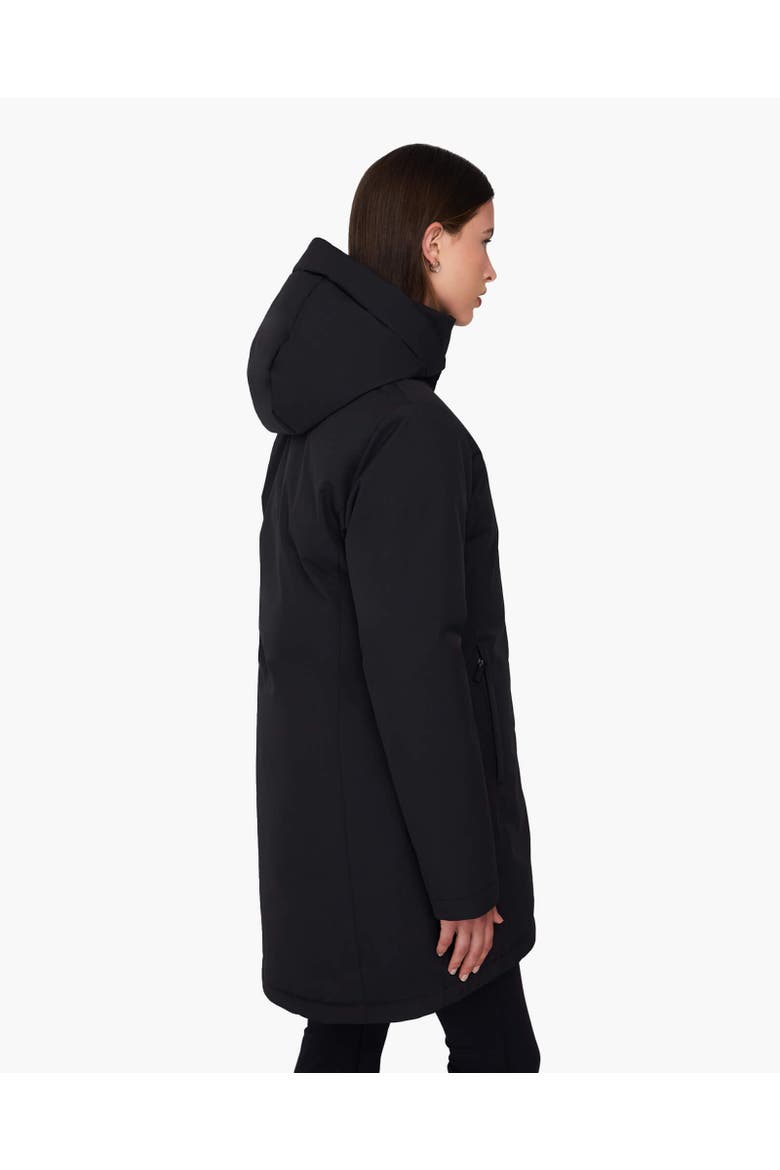 GENIA | Hooded Down Winter Jacket, Alternate, color, Black