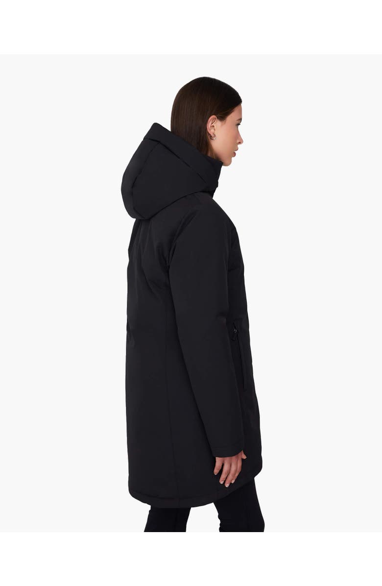 Quartz Co. GENIA | Hooded Down Winter Jacket, Alternate, color, Black