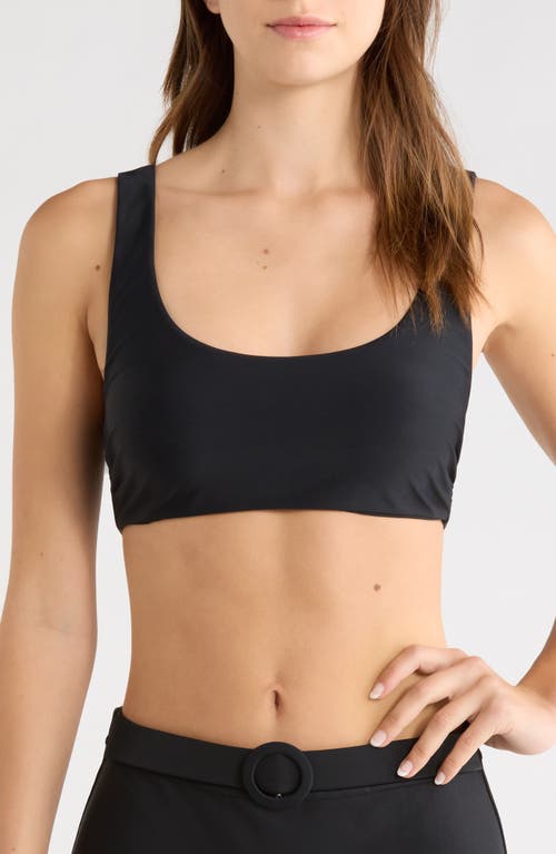 Ramy Brook Enya Bikini Top in Black at Nordstrom, Size Medium