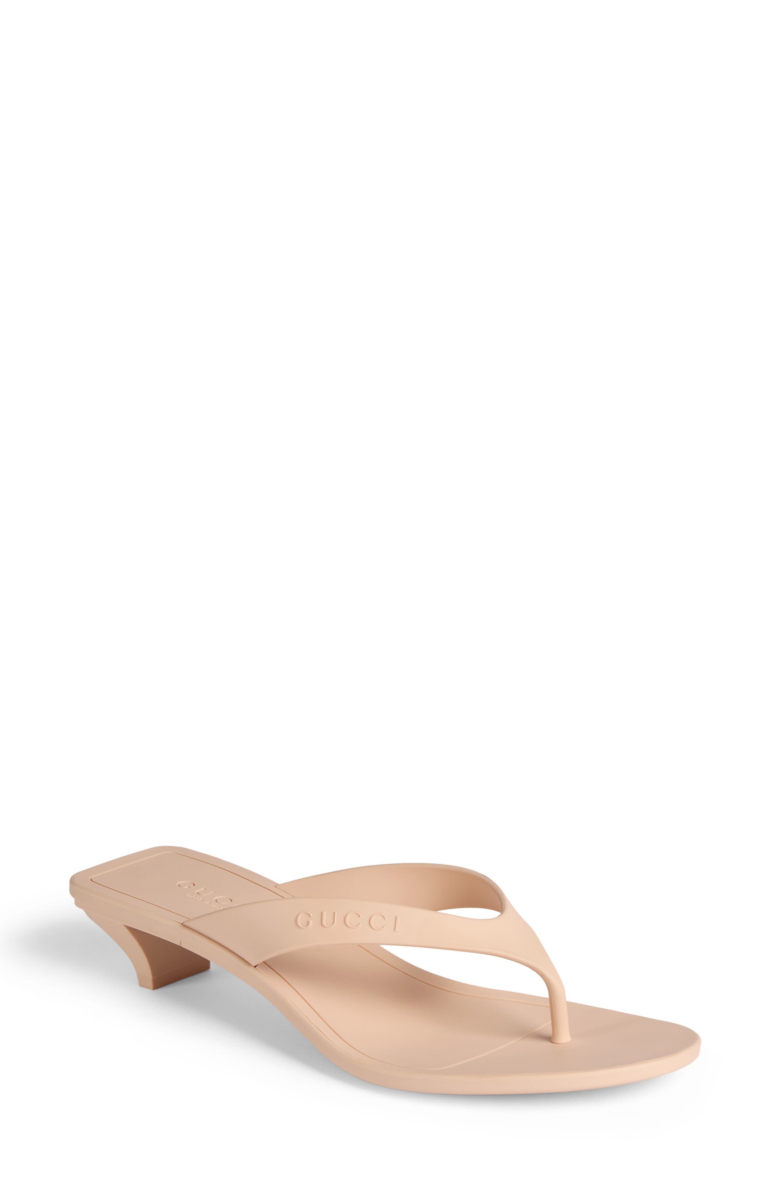 Kitten Heel Jelly Slide Sandal - image 3