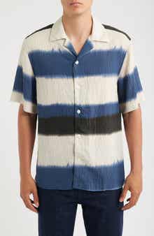 Salem Stripe Camp Shirt