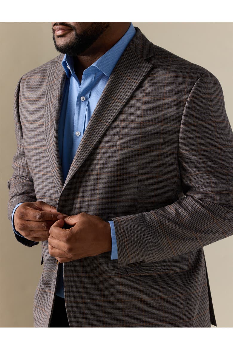 Big & Tall Tonal Houndstooth Sport Coat, Alternate, color, TAN