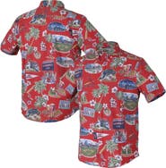 Reyn Spooner Men's Reyn Spooner  Red St. Louis Cardinals Scenic Tri-Blend Performance Button-Up Top