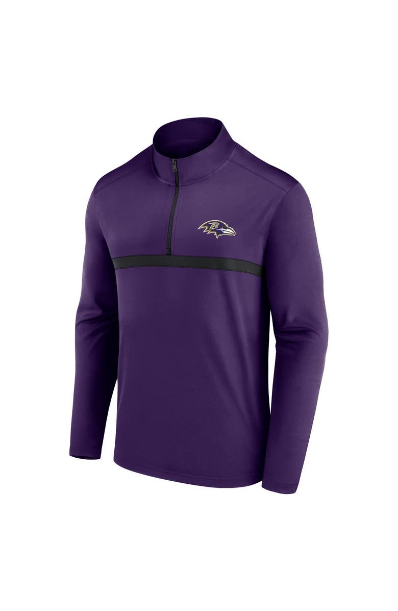 FANATICS Men's Fanatics  Purple Baltimore Ravens Head-to-Head Quarter-Zip Top, Alternate, color, 