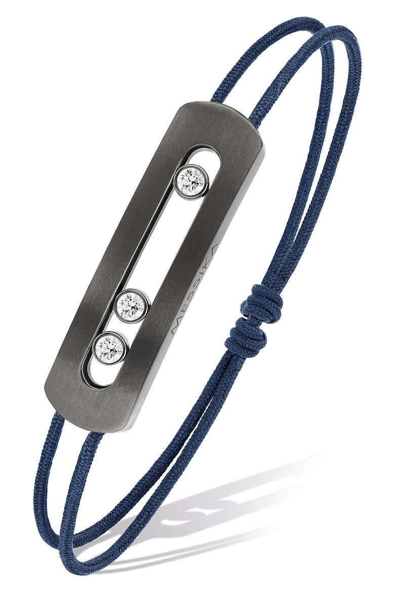Men's Move Titanium Cord Bracelet, Main, color, TITANIUM