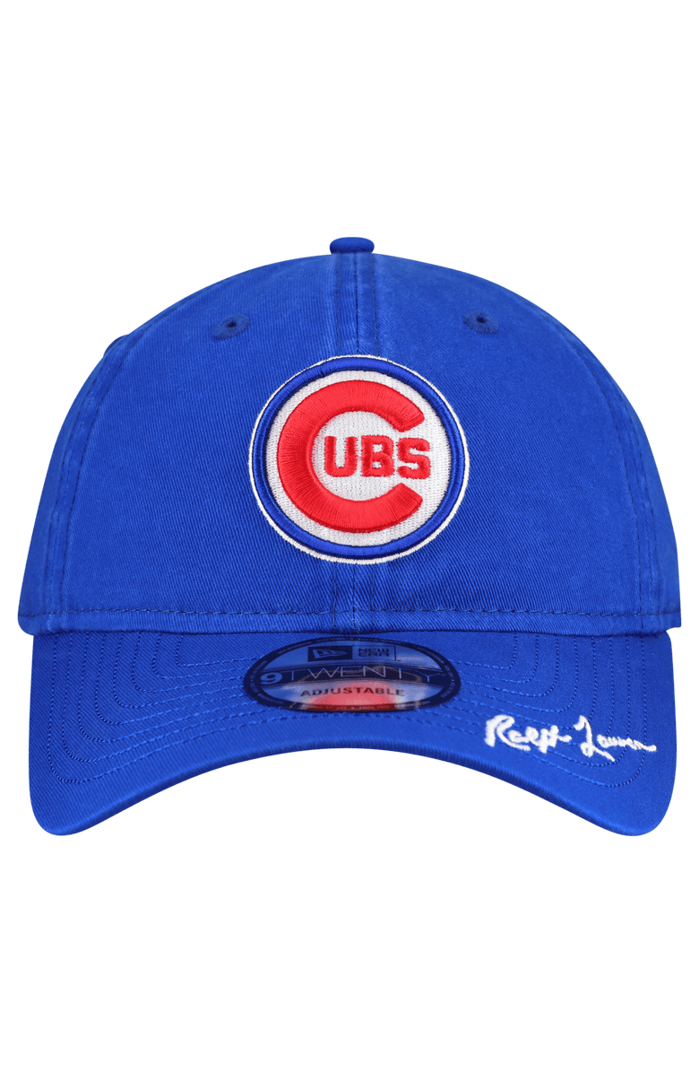 New Era Men's New Era Ralph Lauren x MLB  Royal Chicago Cubs 9TWENTY Adjustable Hat, Alternate, color, Royal