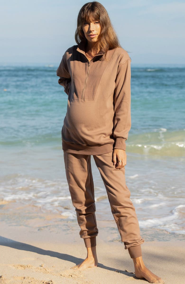 Angel Maternity Maternity/Nursing 2-Piece Track Set, Alternate, color,