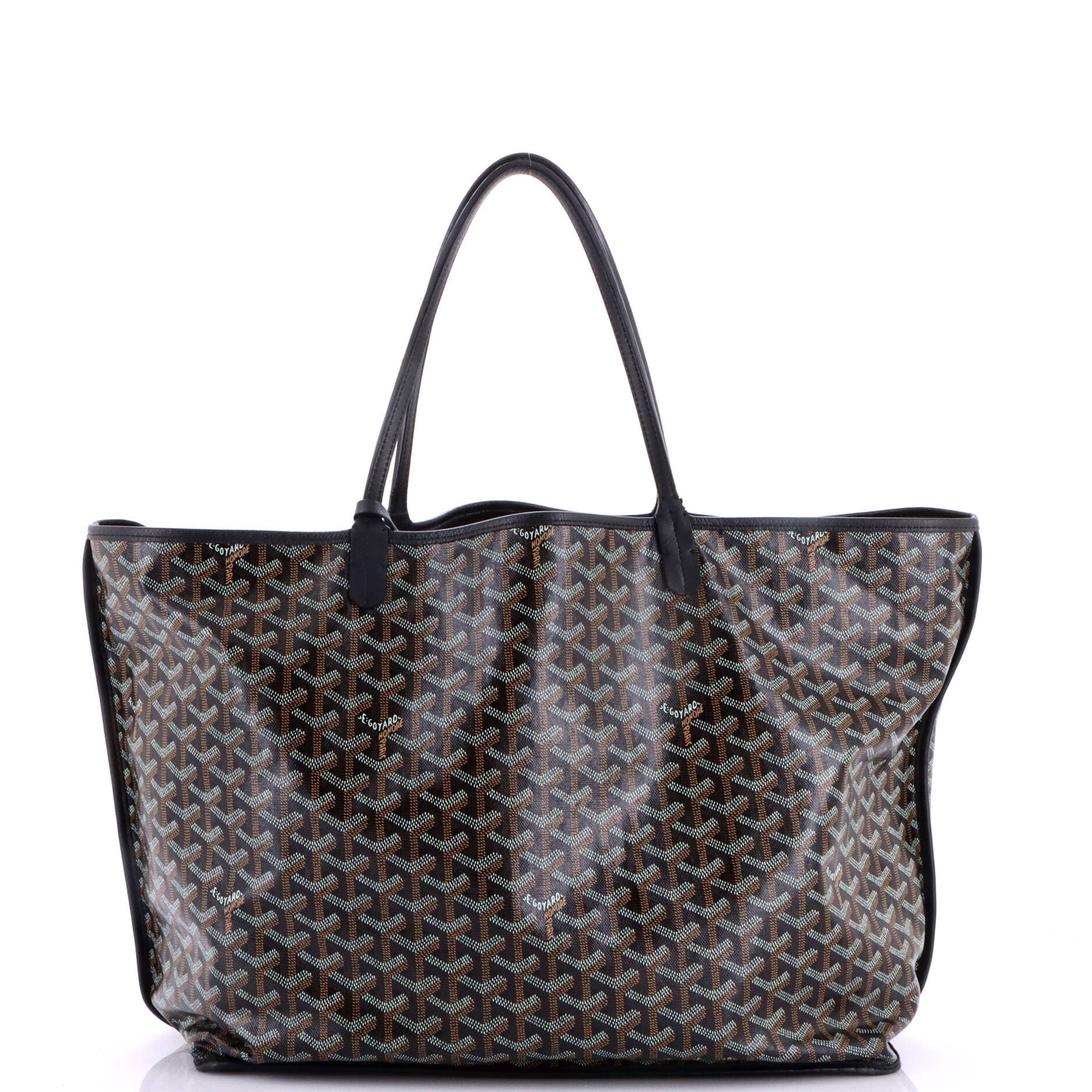 Anjou Reversible Tote Coated Canvas GM, Alternate, color, Black