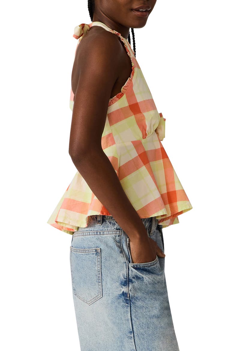 Tania Top, Alternate, color, PLAID