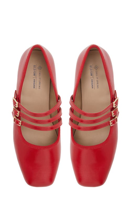 Call It Spring By Aldo Kamelie Mary Jane Flat In Red