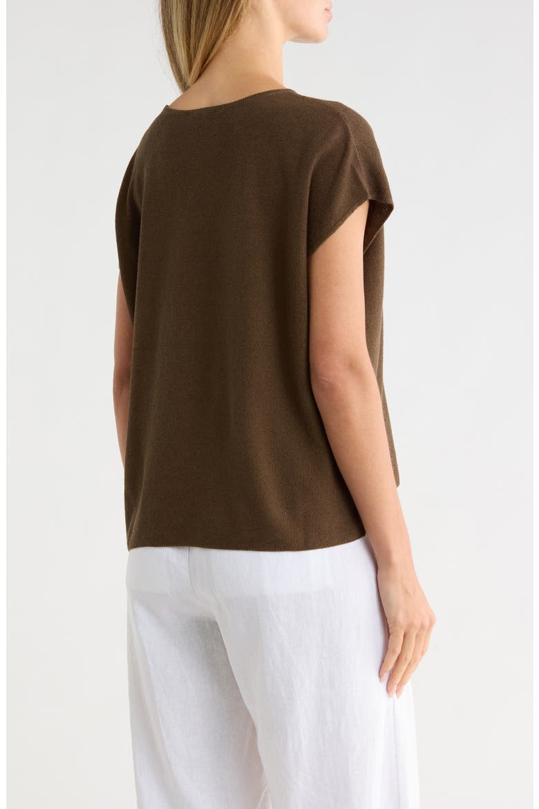 Boxy Organic Linen & Cotton Sweater, Alternate, color, BRANCH