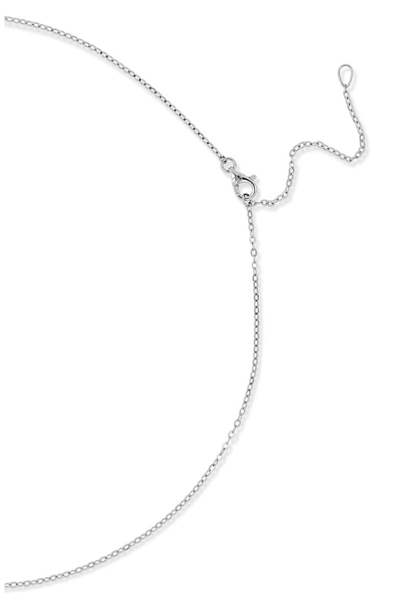 18K Gold Maya Diamond Cross Pendant Necklace (Online Trunk Show), Alternate, color, 18K WHITE GOLD/ DIAMOND