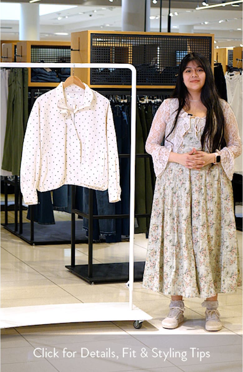 Collins Polka Dot Bomber Jacket, sales video thumbnail