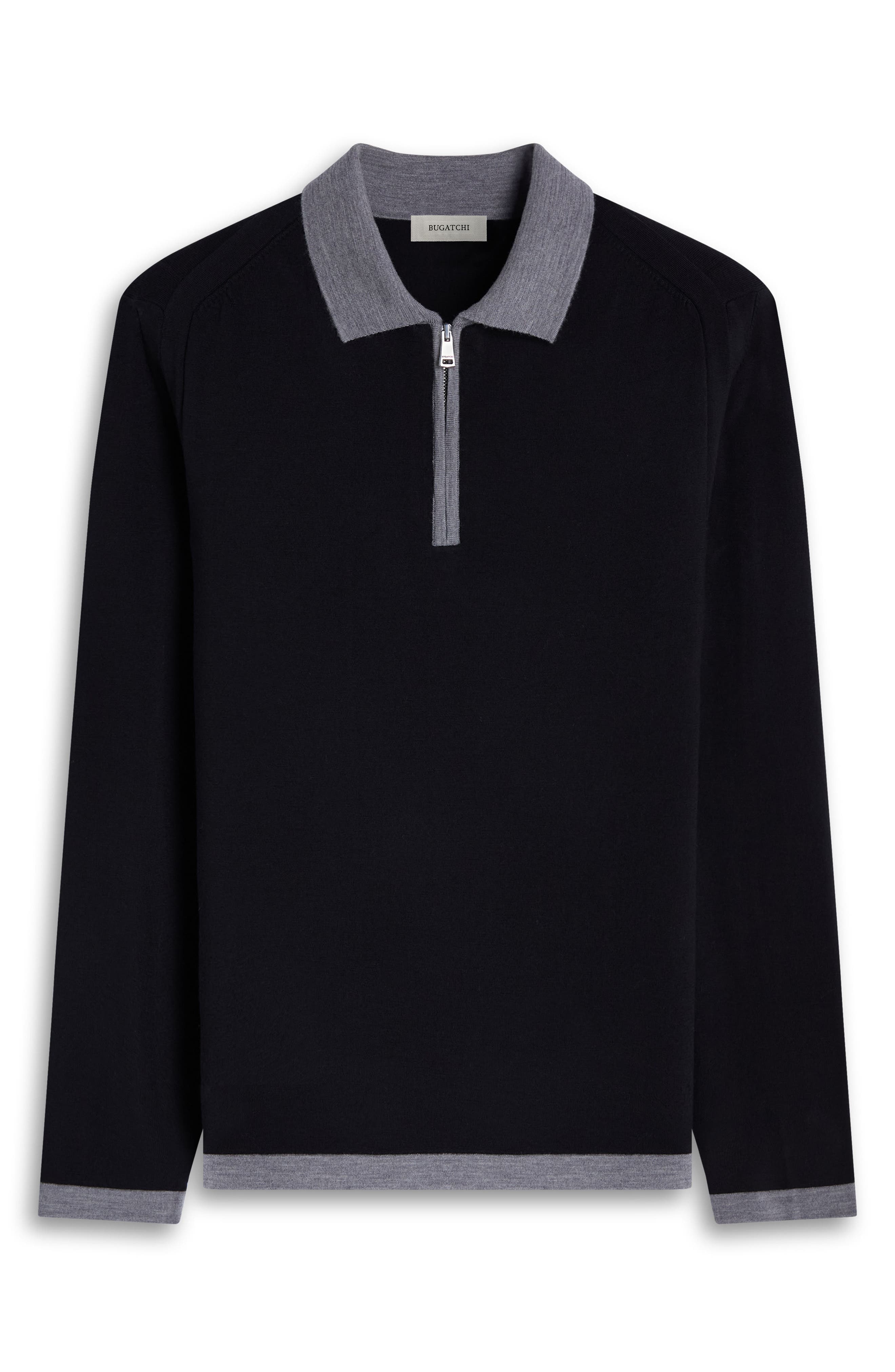 Long Sleeve Merino Wool Quarter Zip Polo Sweater (Men) | Nordstrom