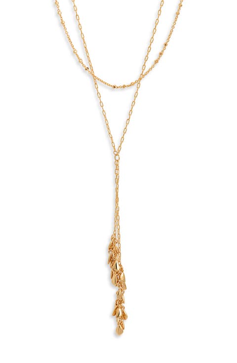 Layered Leaf Necklace