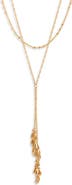 Nordstrom Layered Leaf Necklace