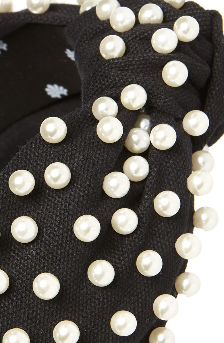 Lele Sadoughi Imitation Pearl Headband, Alternate, color,