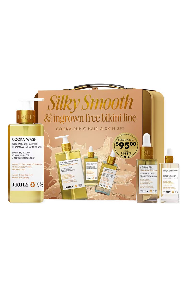 TRULY BEAUTY Ultimate Cooka Pubic Hair & Skin Set $144 Value, Main, color,