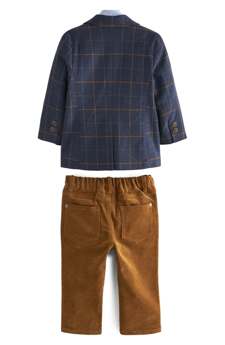 NEXT Kids' Check Blazer, Woven Shirt, Bow Tie & Pants Set, Alternate, color,