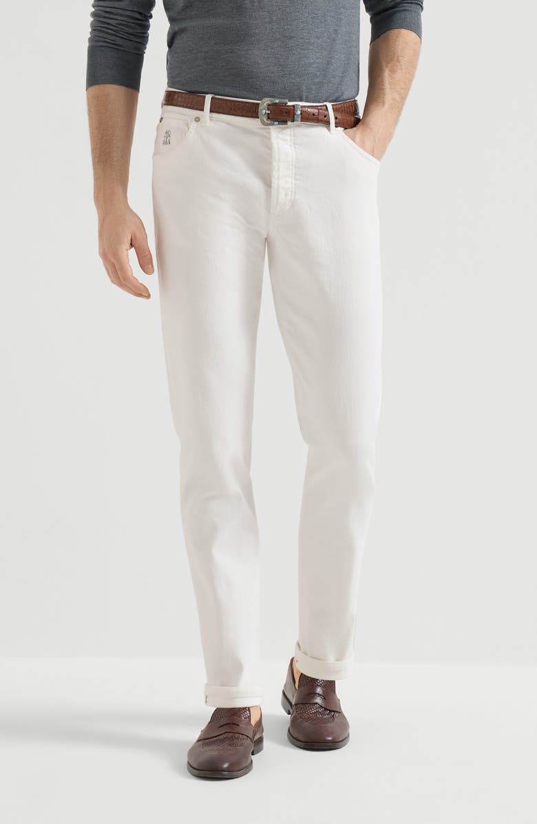 Brunello Cucinelli Slim fit trousers, Main, color,