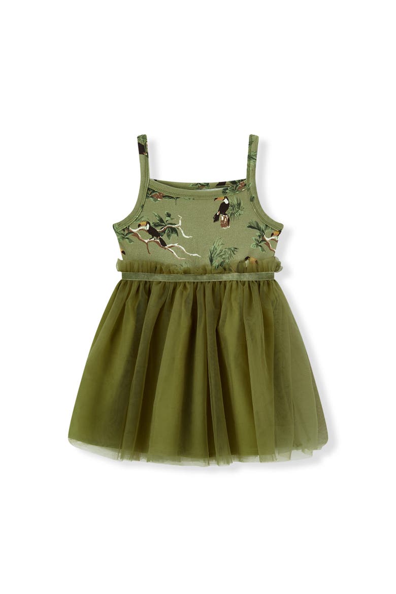 Cotton Stretch Ballet Dress, Main, color, Toucan