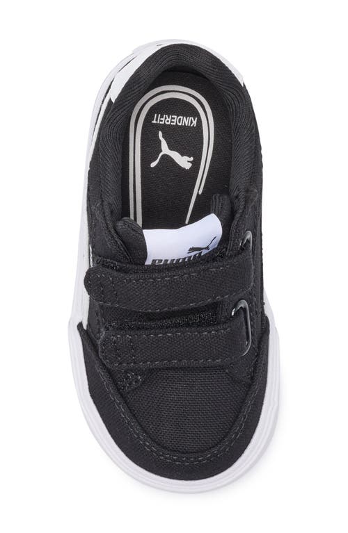 Puma Kids' Court Classic Vulc Sneaker In Black