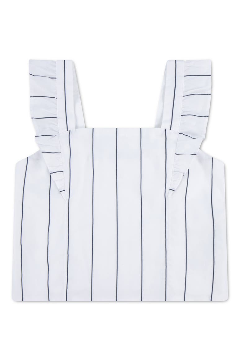 Kids' Flutter Strap Tank, Main, color, BRIGHT WHITE
