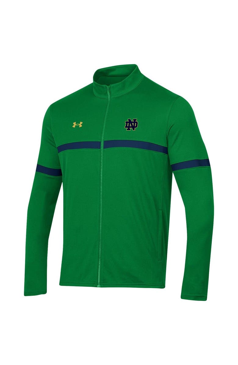 Under Armour Men's Under Armour Green Notre Dame Fighting Irish 2023 Assist Warm Up Full-Zip Jacket, Alternate, color, 