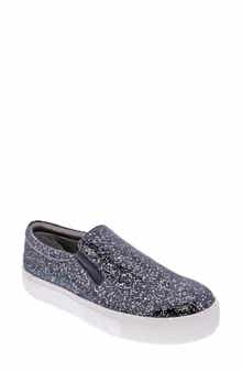 Accent Glitter Slip-On Sneaker