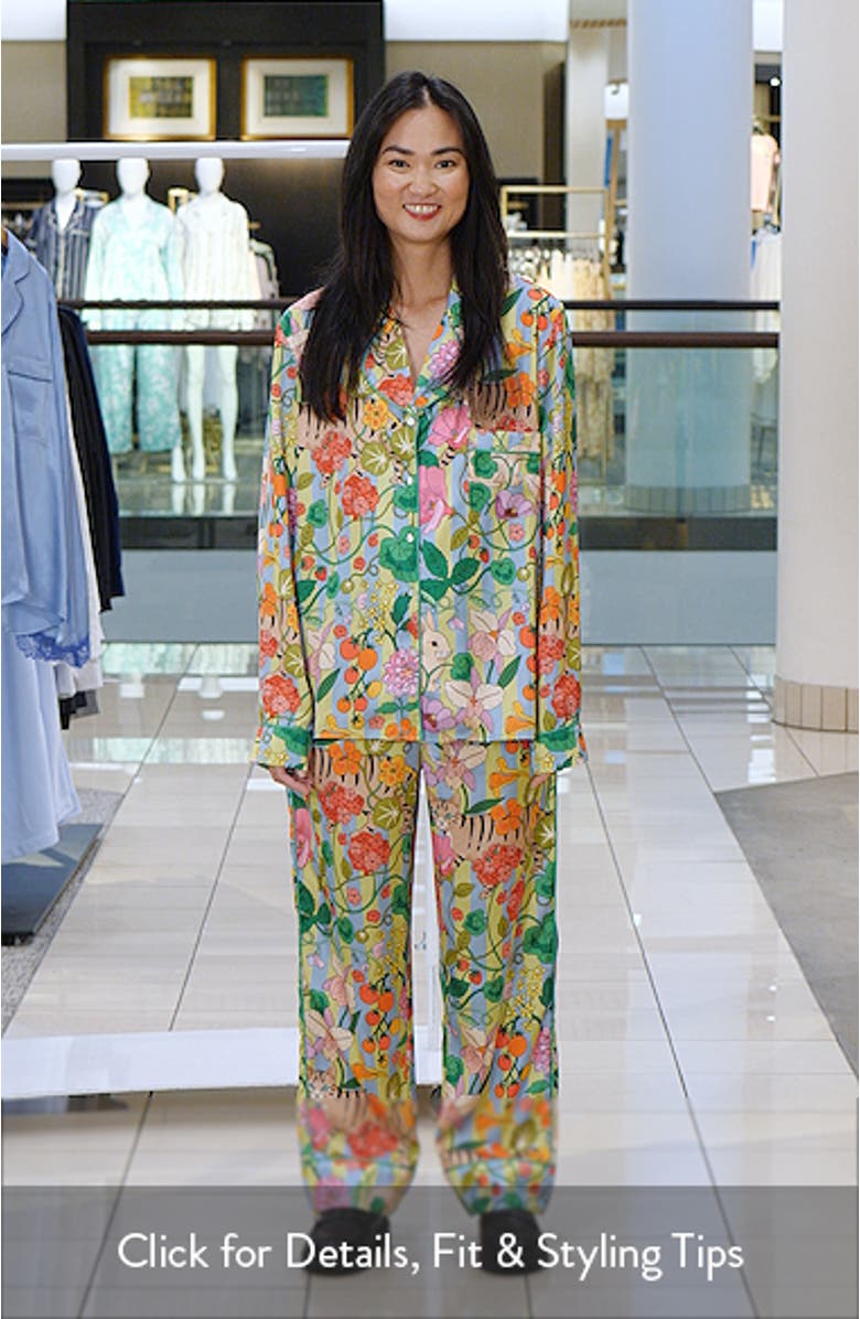 In the Greenhouse Satin Pajamas, sales video thumbnail