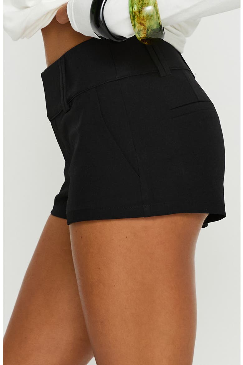 Two Lovers Low Rise Shorts, Alternate, color, BLACK