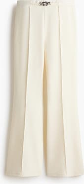 H&M Bootcut Ponte Di Roma Trousers