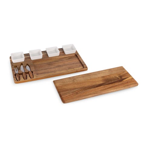 Picada Tapas & Cheese Board Set with Dip Bowls