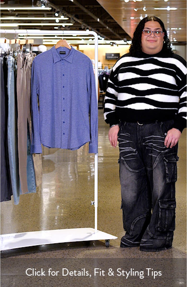 Cotton Piqué Button-Up Shirt, sales video thumbnail