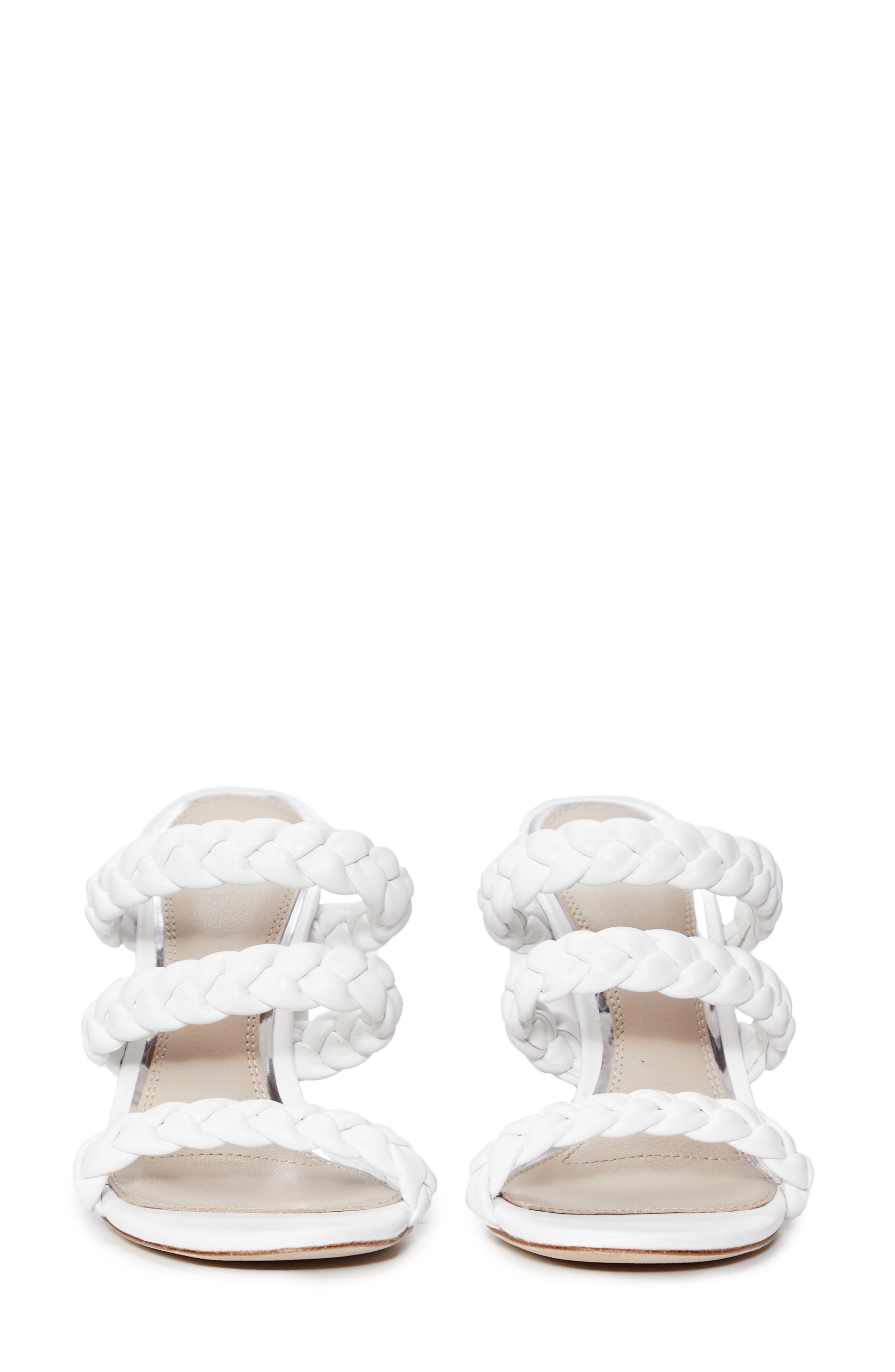 PAIGE Braided Nora Sandal, Alternate, color, White