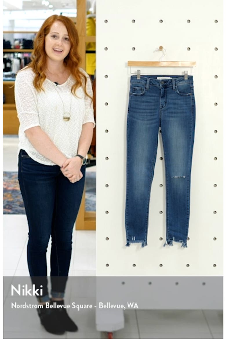Ripped Stretch Ankle Skinny Jeans video