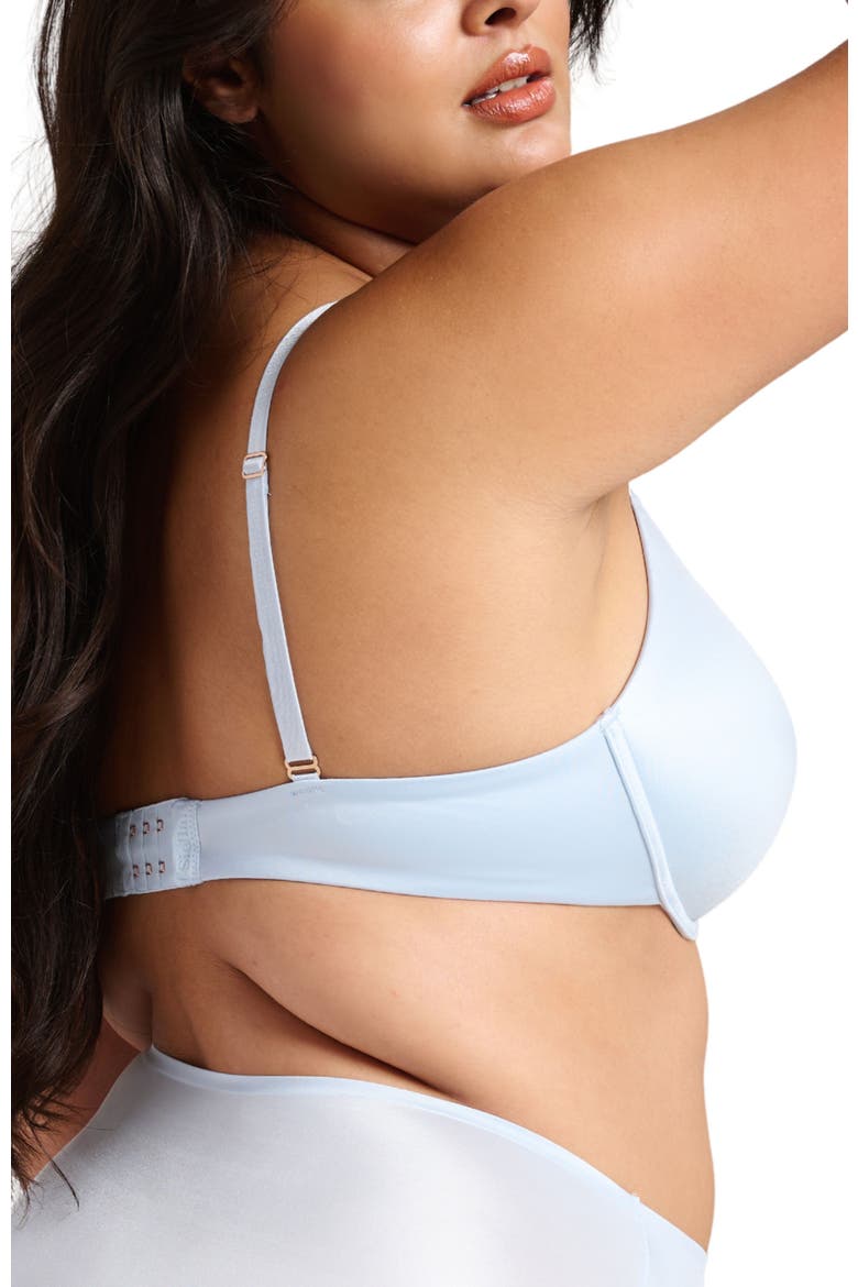 Smooth Satin Luxe Lift Bra, Alternate, color, Something Blue