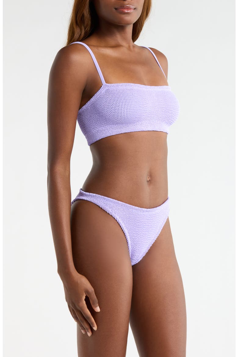 Gigi Crinkled Two-Piece Swimsuit, Alternate, color, LILAC