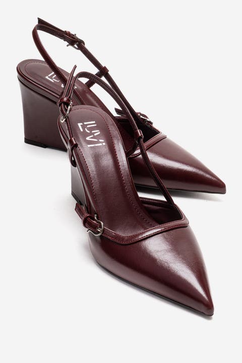 Celia Pointed Toe Wedge Pump