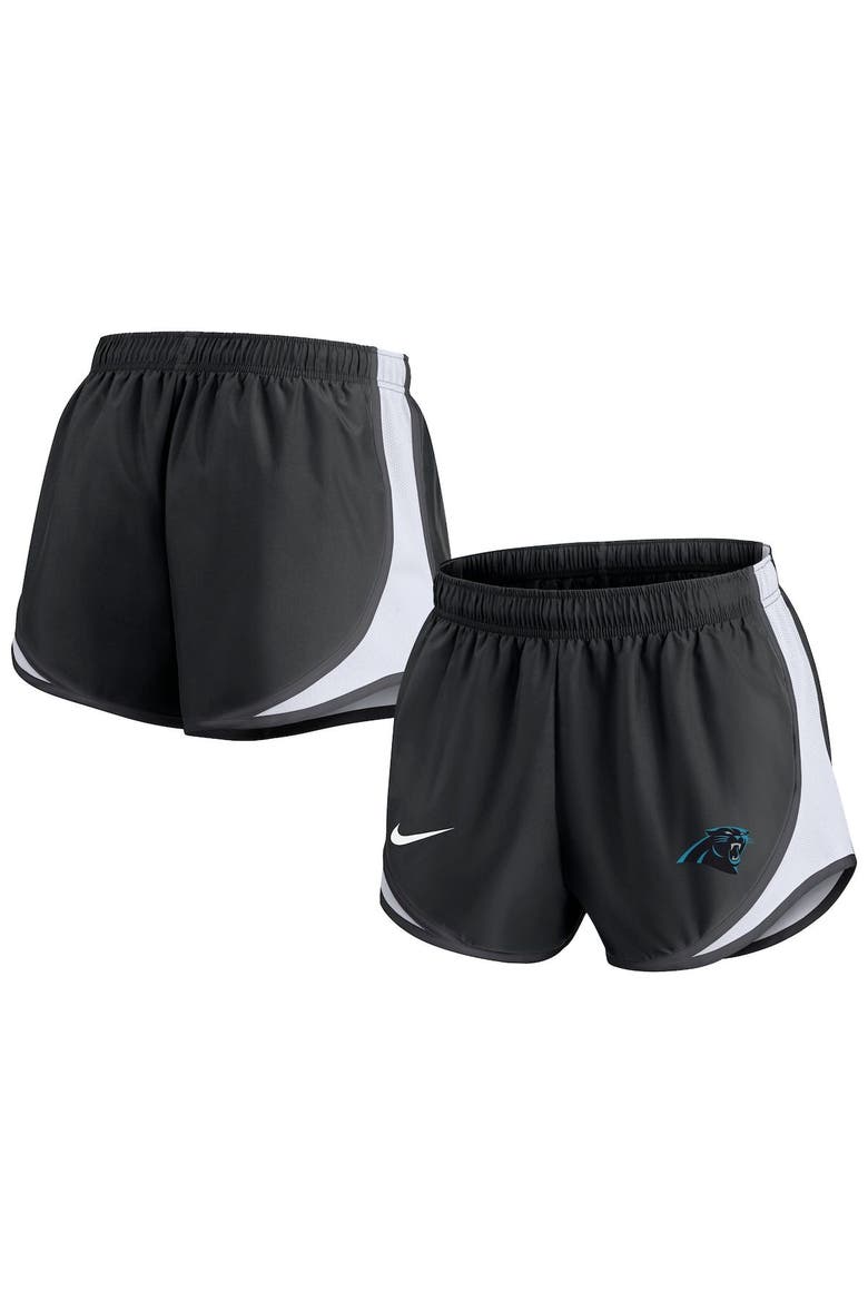 Women's Nike Black Carolina Panthers Performance Tempo Shorts, Main, color, Black